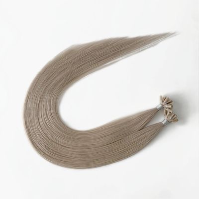 Collage à la kératine italienne U Tip Extensions de cheveux humains Double dessiné Remy Cheveux brésiliens