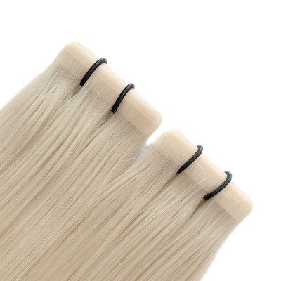 Personnalisation Double dessiné russe sans couture 100% ruban adhésif capillaire humain dans les extensions de cheveux
