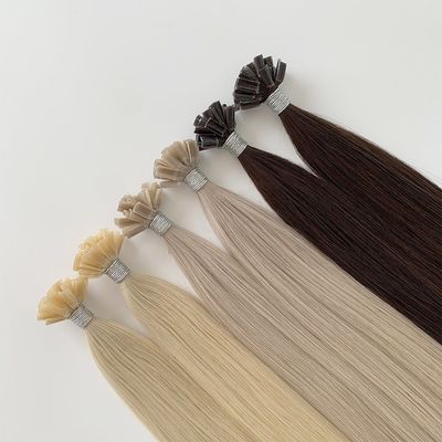 UT-23502 Muti-Color U/Nail Tip Extensions de cheveux humains sans enchevêtrement sans éclaboussure 1g/fil
