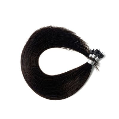 Cheveux humains vierges brésiliens Y pointe Dropshipping Extension de cheveux avec double rapport de tirage