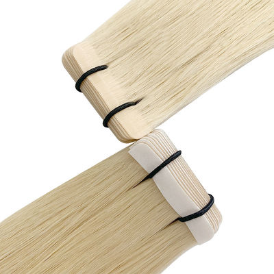 Paiement intégral, bande de cheveux blonds sans couture, 100% bande de cheveux humains brésilienne-231226