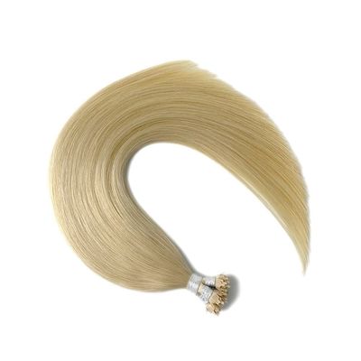 100% de cheveux humains pré-liés à l'éventail de kératine et à l'extension de cheveux pour demande personnalisée