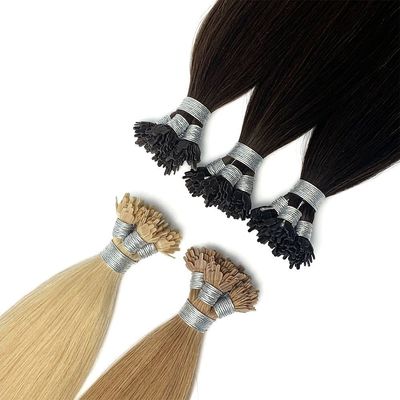 TNT Expédition de cheveux humains droits T-tip Y-tip Extensions de cheveux avec conception