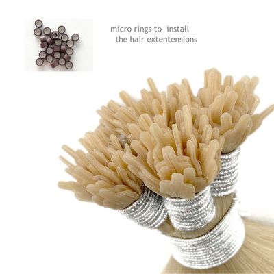 TNT Expédition de cheveux humains droits T-tip Y-tip Extensions de cheveux avec conception
