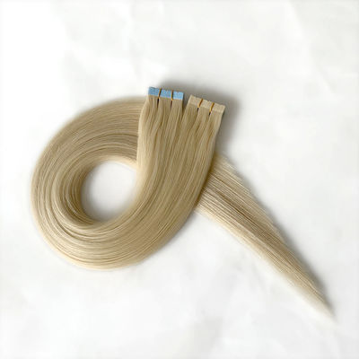 Requête personnalisée 3X0.8cm personnalisation bande de cheveux humains brésiliens dans les extensions de cheveux