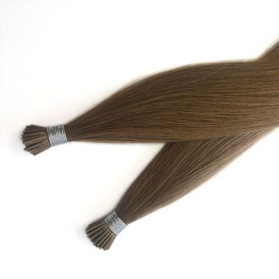 Cheveux péruviens I pointe de cuticule Extensions de cheveux alignés Rapport double dessiné Aucun enchevêtrement