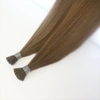 Cheveux péruviens I pointe de cuticule Extensions de cheveux alignés Rapport double dessiné Aucun enchevêtrement