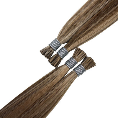 30 jours Retour 1g/fil de tige de kératine I bout Extensions de cheveux humains Double dessiné lisse