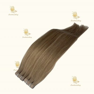 Tape de trame de cheveux russes Extensions de cheveux sur mesure Demande de cheveux Remy à double traction