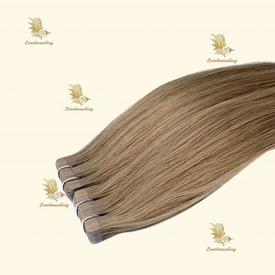 Tape de trame de cheveux russes Extensions de cheveux sur mesure Demande de cheveux Remy à double traction