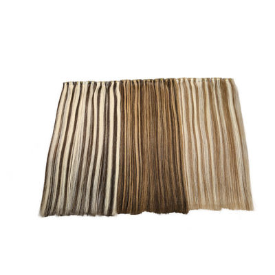 Tape adhésive pour cheveux humains à double traction pour une extension naturelle et lisse des cheveux