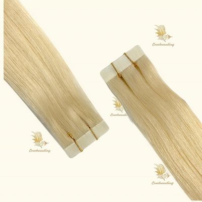 Longue bande blonde Remy dans les extensions de cheveux longueur de cheveux 20 pouces 30 jours Retour remboursement