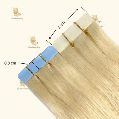 Longue bande blonde Remy dans les extensions de cheveux longueur de cheveux 20 pouces 30 jours Retour remboursement