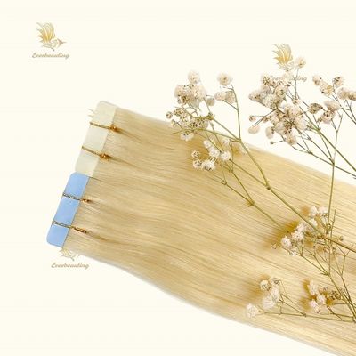 12A Grade Blonde Color Tape Extensions de cheveux sans enchevêtrement et abordable pour les cheveux sans enchevêtrement