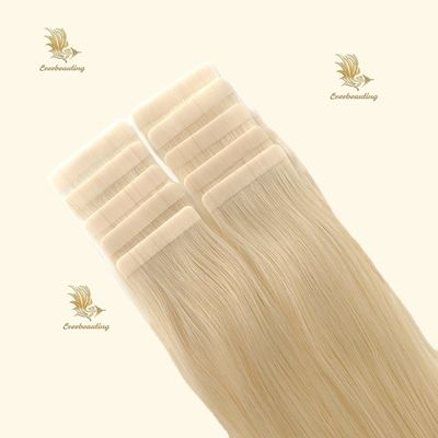 Tape de cheveux blonds bruts Extensions de cheveux avec 200 paquets / carton 50,00cm * 8,00cm * 3,00cm