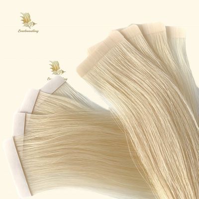 Tape de cheveux blonds bruts Extensions de cheveux avec 200 paquets / carton 50,00cm * 8,00cm * 3,00cm