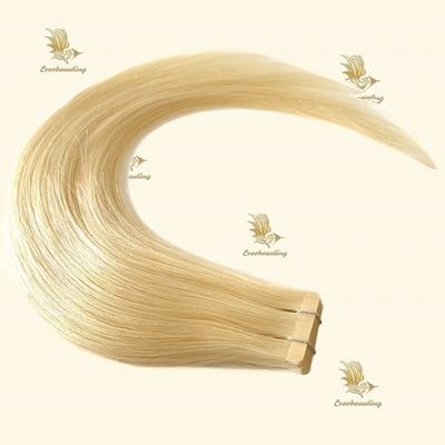 Tape dans les extensions de cheveux vrais cheveux vierges Pas de perte personnalisé Demande personnalisée