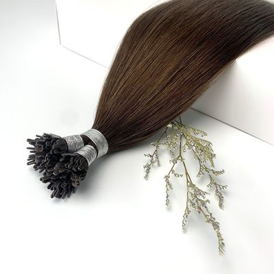 Remboursement complet Cuticule alignée Keratine pointe de Cabello humaine Y pointe Extensions de cheveux humains