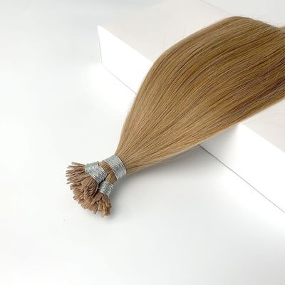 Pré-obligé russe Y-tip Extensions de cheveux humains 0,300 kg Poids brut Rapport de double tirage