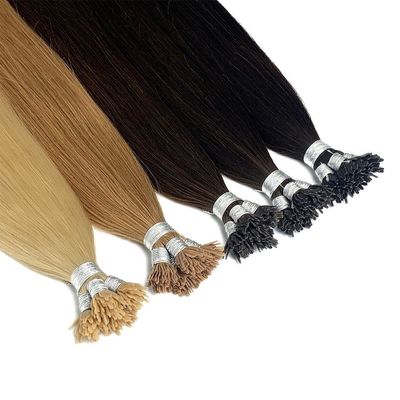 Cuticule alignée Remy Cuticule complète Flat and Stick Fan Tip Cheveux pour différents types de cheveux