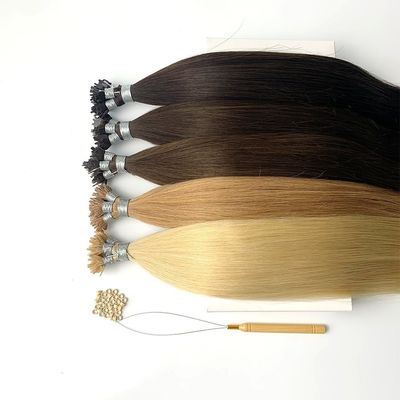 100% Cuticule aligné Remy Cheveux humains Kératine Y Extensions capillaires avec expédition rapide