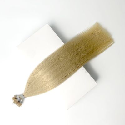 Cheveux humains Qingdao Cuticule droite alignée Y/Fan Tip Extensions de cheveux Style droit