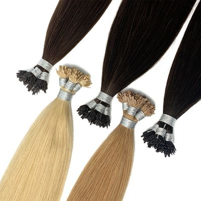 V-Tip Fan Tip Extension de cheveux faite de cheveux Remy à double traction pour expédition rapide DHL