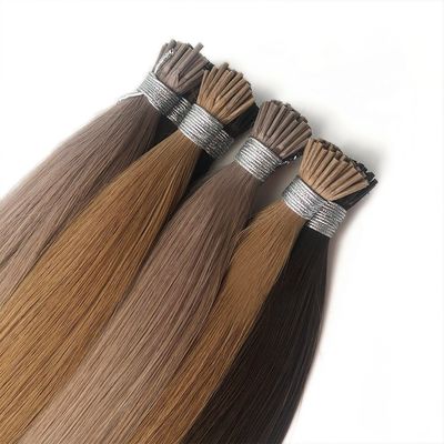 100% d' extensions de cheveux humains Remy Russe I-Tip Muti-Colour Satisfaction garantie
