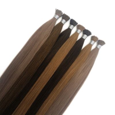 100% d' extensions de cheveux humains Remy Russe I-Tip Muti-Colour Satisfaction garantie