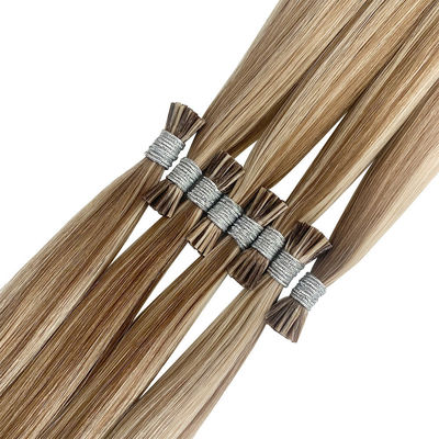 I-Tip 20 pouces Remy Extensions Pré-Lié Cheveux Humains Pure Cheveux Vierges avec teinture