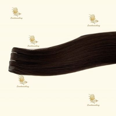 US personnalisé russe double cuticule alignée cheveux Invisible Injection PU Tape Weft