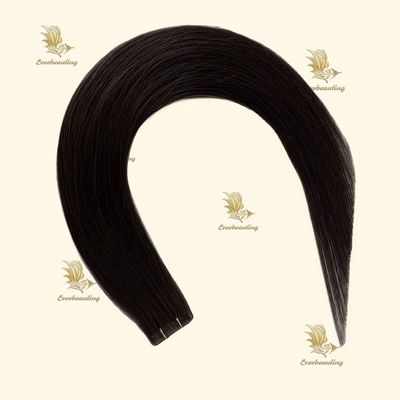 US personnalisé russe double cuticule alignée cheveux Invisible Injection PU Tape Weft