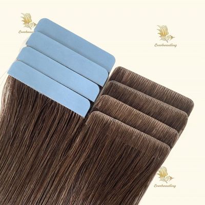 US personnalisé russe double cuticule alignée cheveux Invisible Injection PU Tape Weft