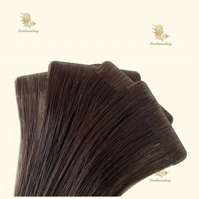 US personnalisé russe double cuticule alignée cheveux Invisible Injection PU Tape Weft