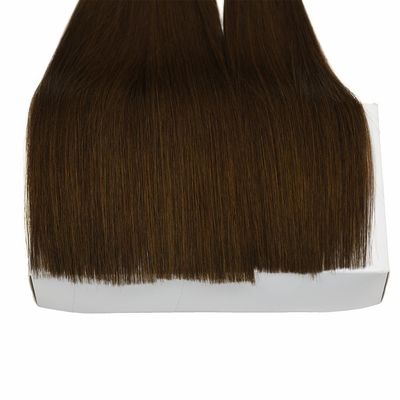 Perles italiennes à pointe personnalisée Naturel à pointe plate Extension de cheveux Remy Virgin Double dessiné
