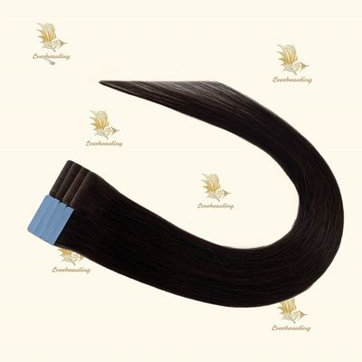 Paiement initial Cheveux invisibles russes Double bande Remy dans l'extension de cheveux humains