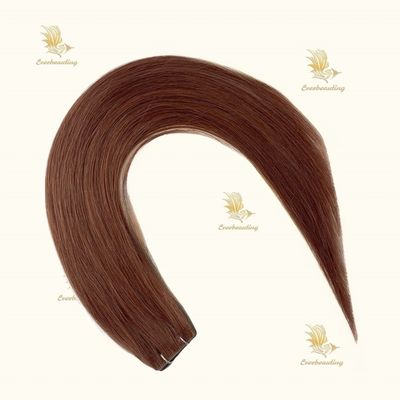 Multicolore style droit extensions de cheveux 100% cheveux vierges bande invisible pour le bénéfice