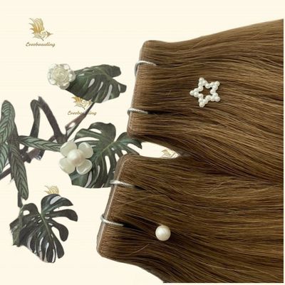 Multicolore style droit extensions de cheveux 100% cheveux vierges bande invisible pour le bénéfice