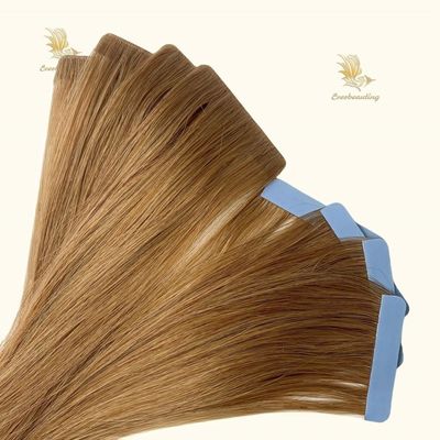 Multicolore style droit extensions de cheveux 100% cheveux vierges bande invisible pour le bénéfice