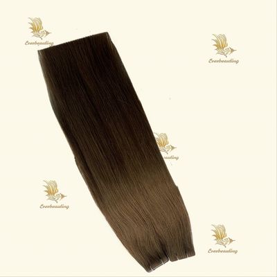 Multicolore style droit extensions de cheveux 100% cheveux vierges bande invisible pour le bénéfice