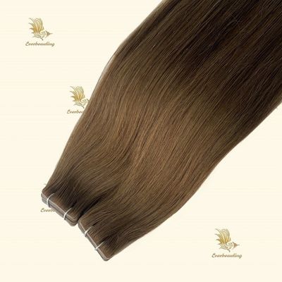 Multicolore style droit extensions de cheveux 100% cheveux vierges bande invisible pour le bénéfice