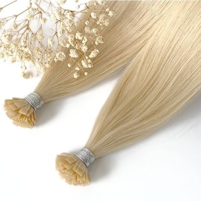Extensions de cheveux à pointe plate avec traitement italien de kératine