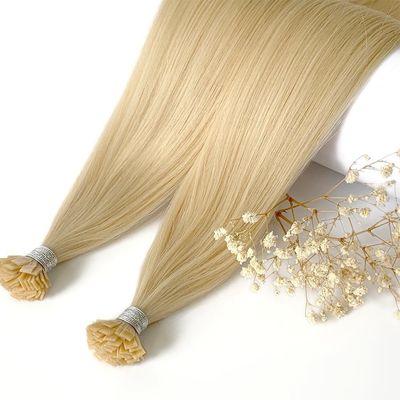 Extensions de cheveux à pointe plate avec traitement italien de kératine