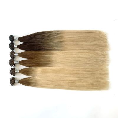 Cuticule alignée Cheveux Rémy Italie Kératine U/V/I/Tip plat Extension de cheveux Pas de perte
