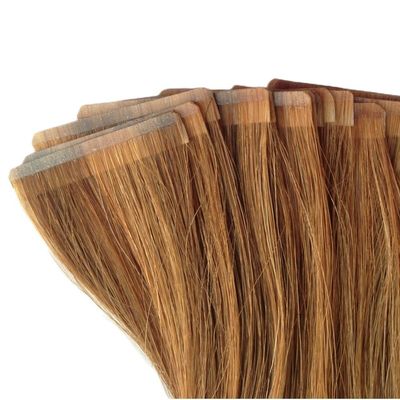 Coiffure mince russe Rémy Cheveux vierges Haute densité Extension douce et brillante 100% Cheveux humains