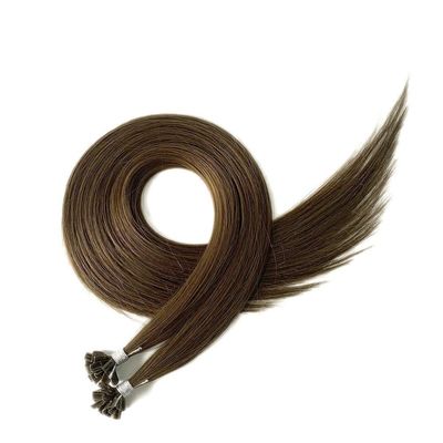 Rapport double tiré Pré-lié les extensions de cheveux en kératine 1g/fil U/point de l'ongle Remy cheveux humains