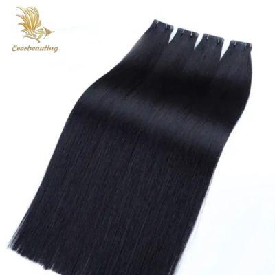 Coiffure mince russe Rémy Cheveux vierges Haute densité Extension douce et brillante 100% Cheveux humains