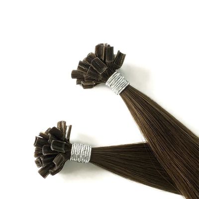 Rapport double tiré Pré-lié les extensions de cheveux en kératine 1g/fil U/point de l'ongle Remy cheveux humains