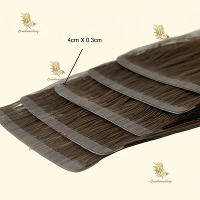 Cheveux Remy Extension de cheveux humains 2024 Marge étroite 0,8 cm arrière 0,3 cm avant enchevêtrement libre bande