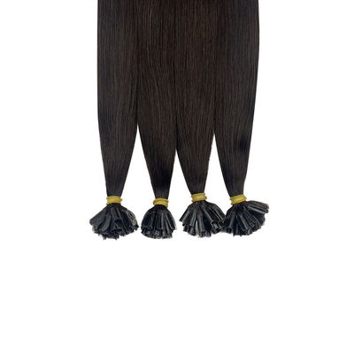 Extensions de cheveux à pointe de kératine U pour femmes blanches 1 g/fil